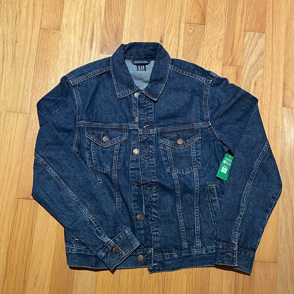 **NWT** Kids Gap Icon Denim Jacket • Girls XXL (14/16)